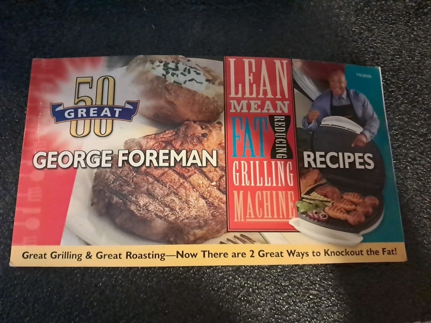 *New* George Foreman 2 Serving Grill GR10B/100 Great Recipes Book