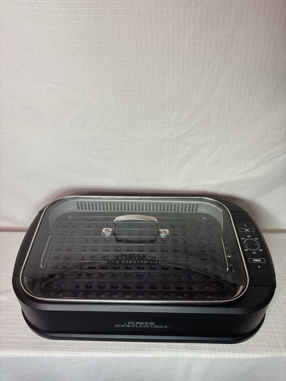 Power Smokeless Grill Indoor Electric Grill 1500W 120V Non-Stick Black
