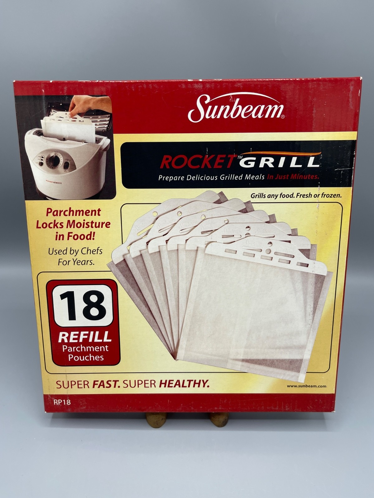 Rocket Grill Pouches Sunbeam Refill 18 Parchment RP18 New Box