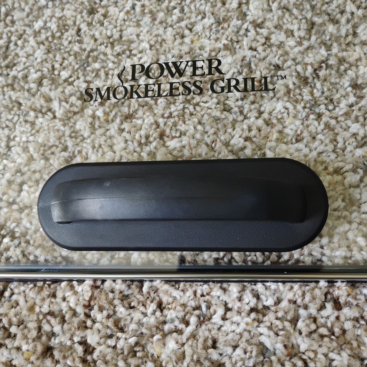 Power Smokeless Grill PG-1500 Glass Lid With Handle Replacement Part Clean
