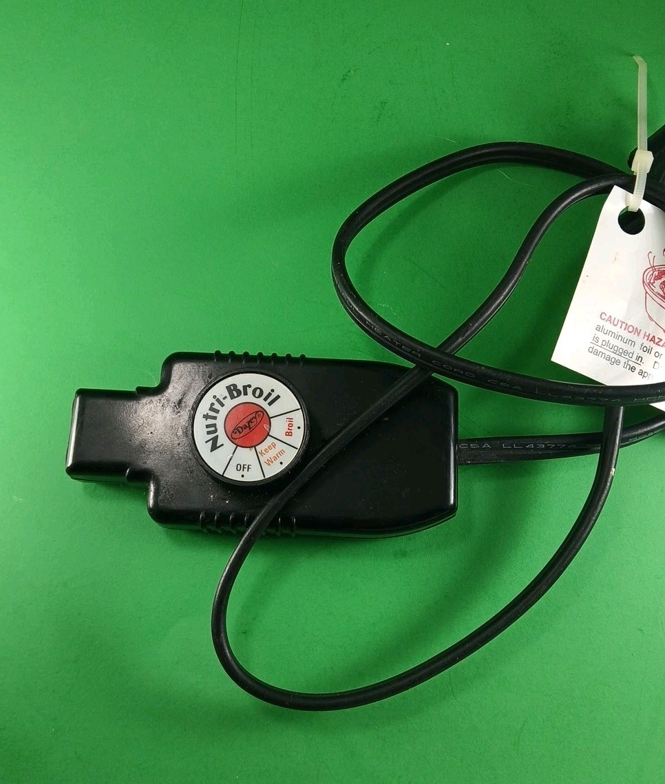 Dazey Nutri-Broil Temperature Heat Control Probe Wall Plug DSG 132 120 VAC T45