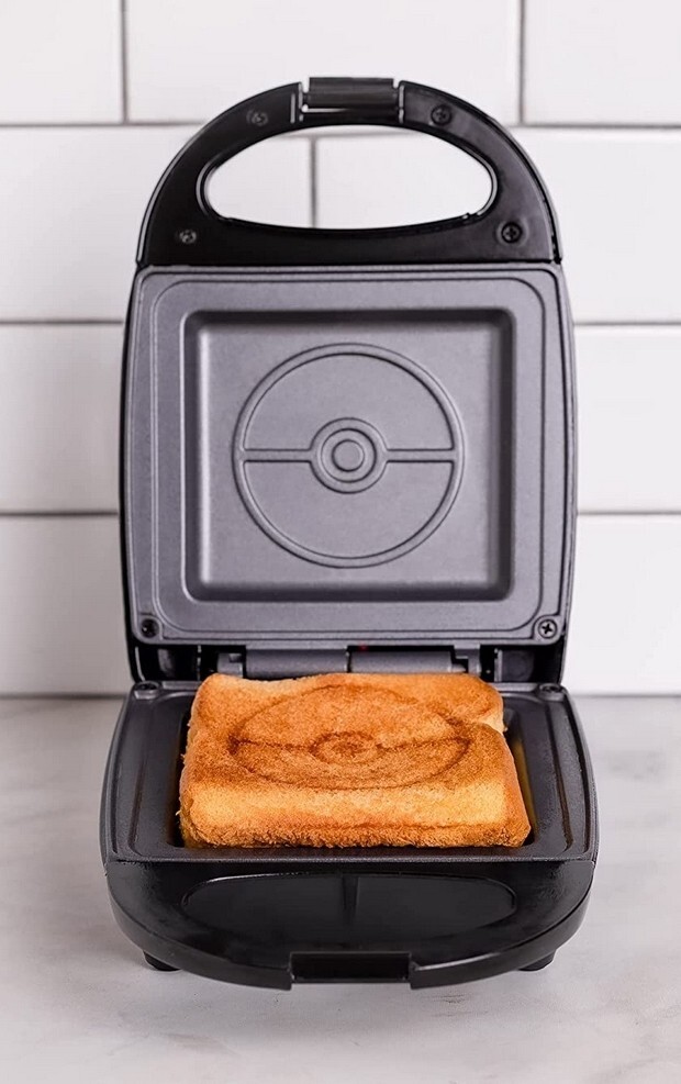 Pokémon Poké Ball Single Cheese Sandwich Maker, Cos Play, Adult Child Non-Stick