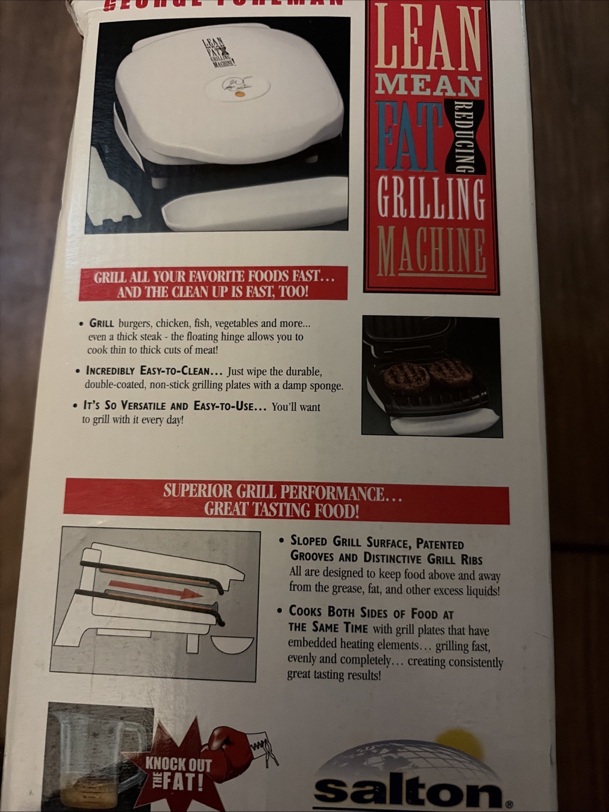 *NEW* White Grill for 2 GR10AWHT George Foreman Panini Press Healthy Cooking