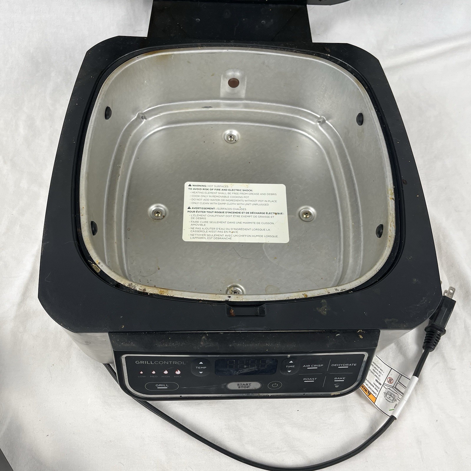 Ninja Air Fry Grill AG302 Food 5-in-1 Indoor Roast Bake TESTED WORKING
