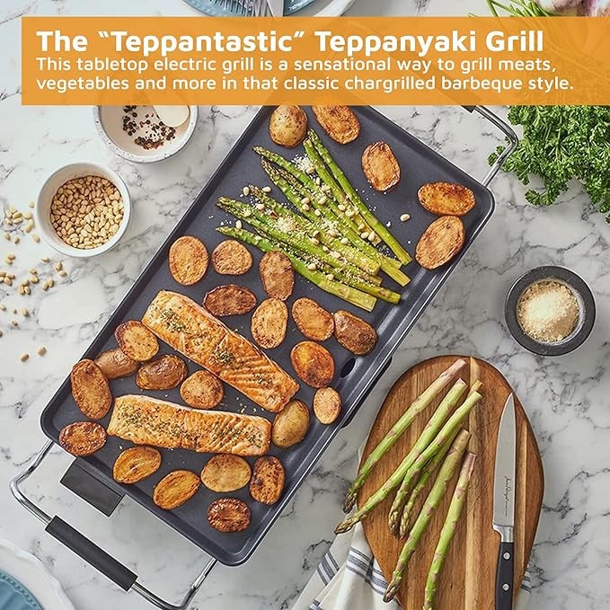 The Teppantastic Electric Grill | Tabletop BBQ with large non-stick hot plate |