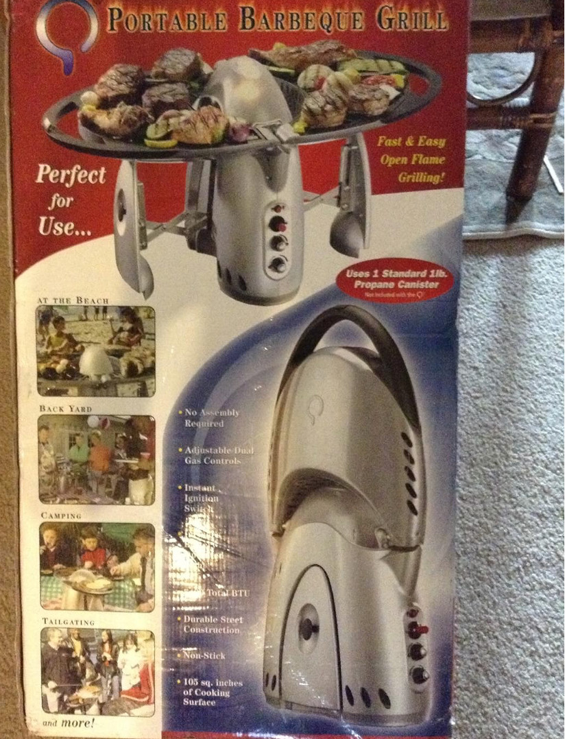 Brand NEW THANE Q BBQ Portable Propane Grill Camping Outdoor Tailgate