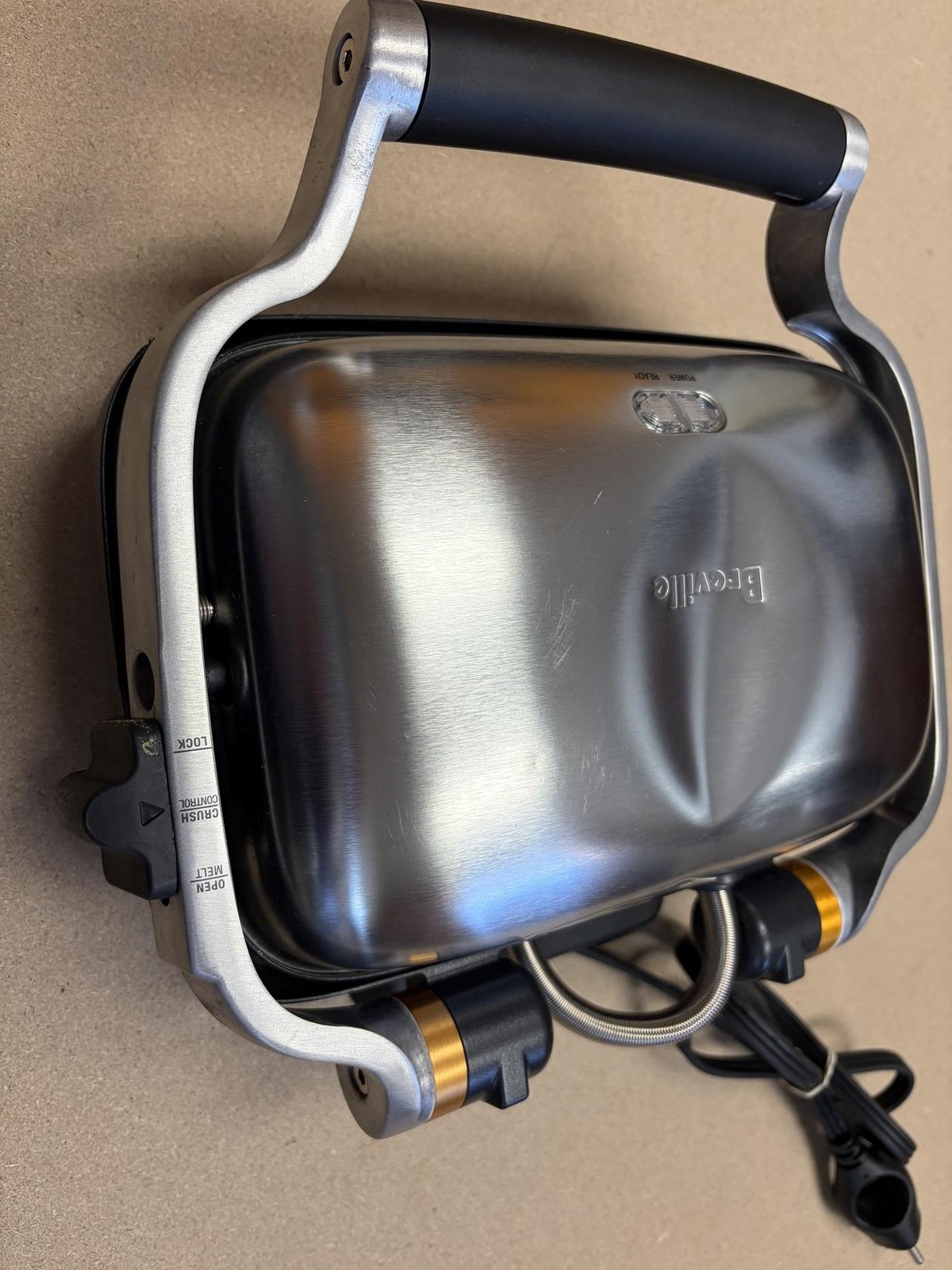 Breville BSG600BSSUSC Panini Press Electric Grill, Brushed Stainless Steel