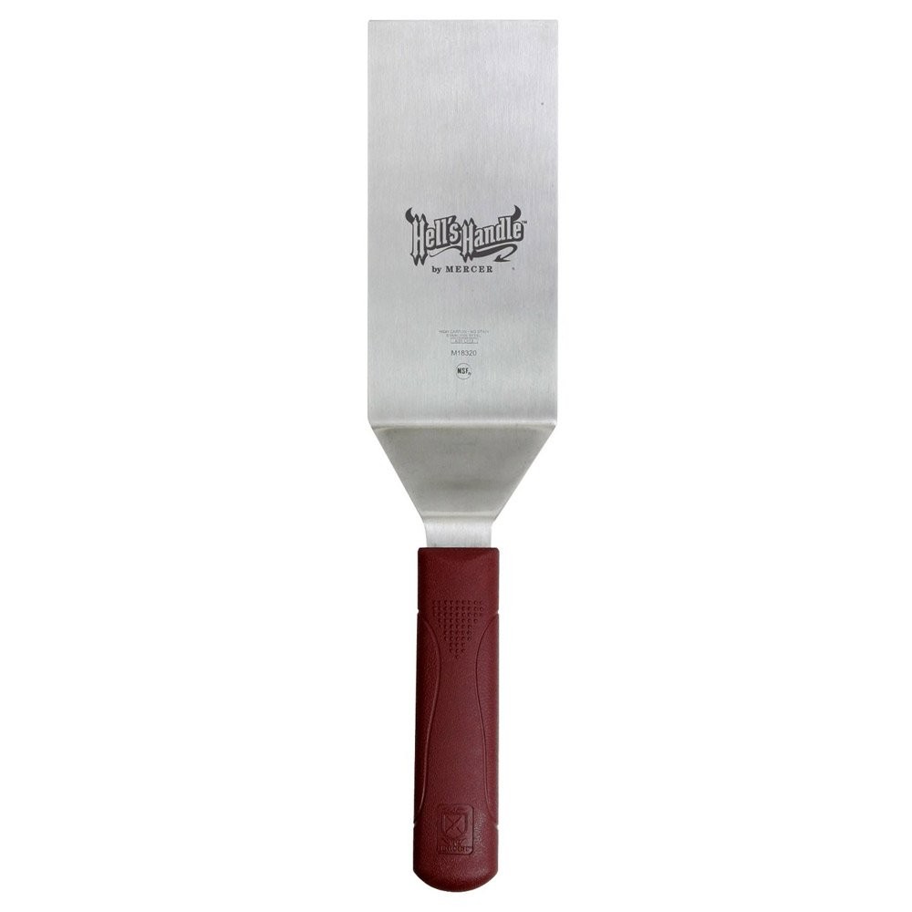 Mercer Culinary Hell’s Handle Square Edge 6″ X 3″, Turner