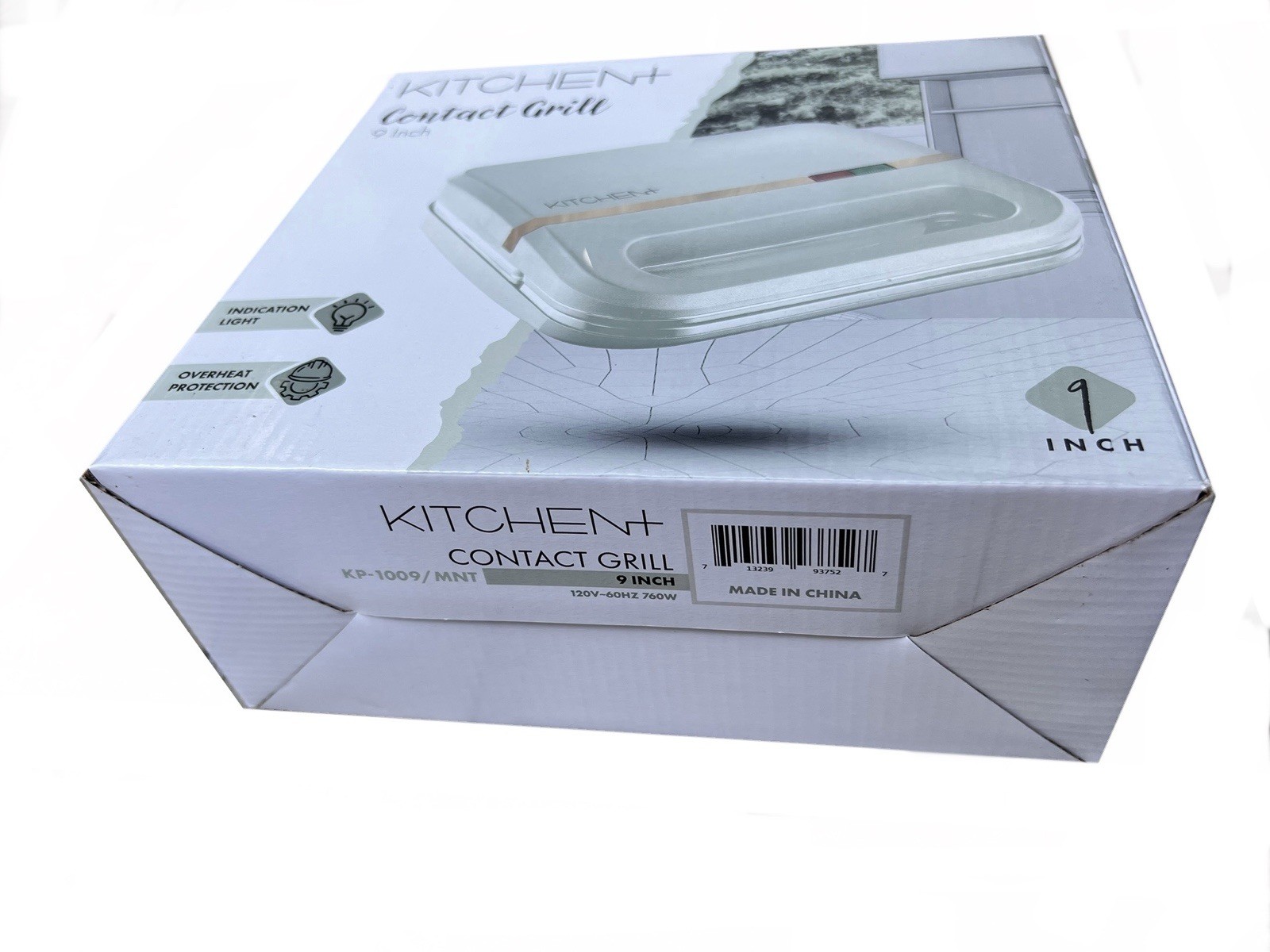 Countertop Electric Contact Grill Kitchen+ Appliance – 9” x 6.5″ Cook Area