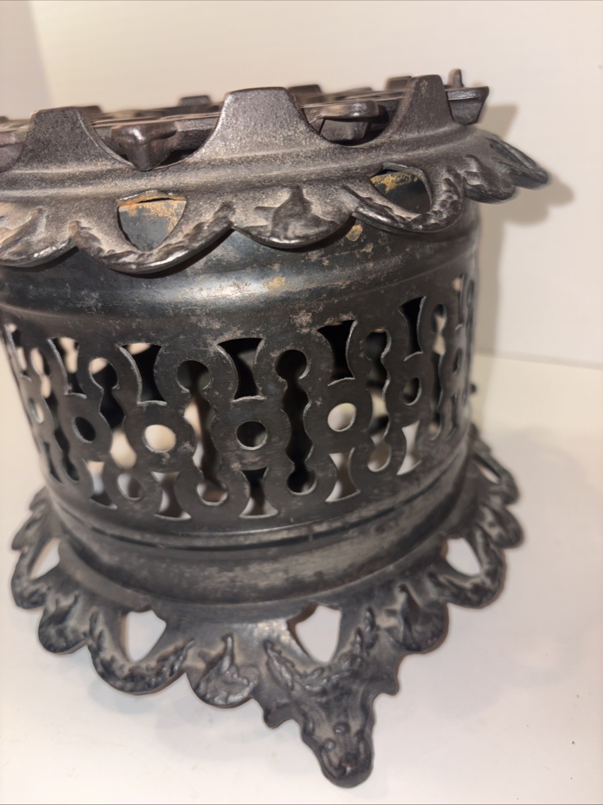 Antique Vulcan Cast Iron Single Burner Stove Hot Plate W/Tifft & Howard Grate