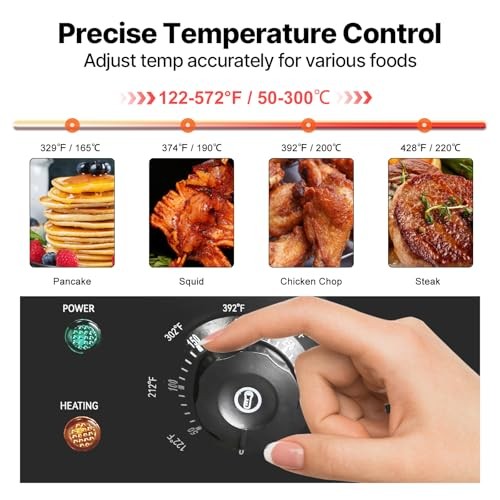 VEVOR Commercial Electric Griddle 22 1600W Countertop 110V
