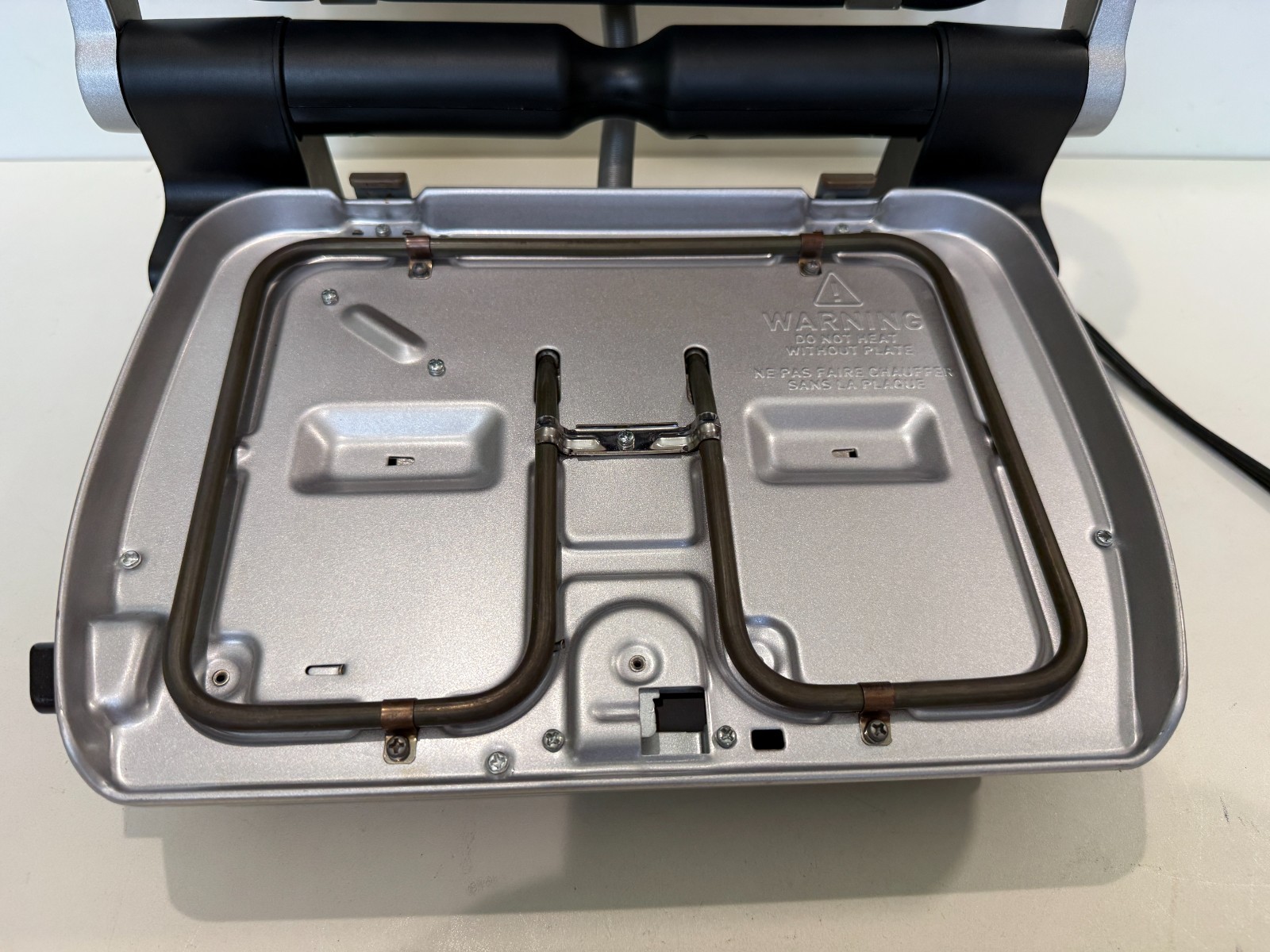 T-fal OptiGrill+ GC712D54 Indoor Electric Smart Grill Automatic Sensor w/ Manual