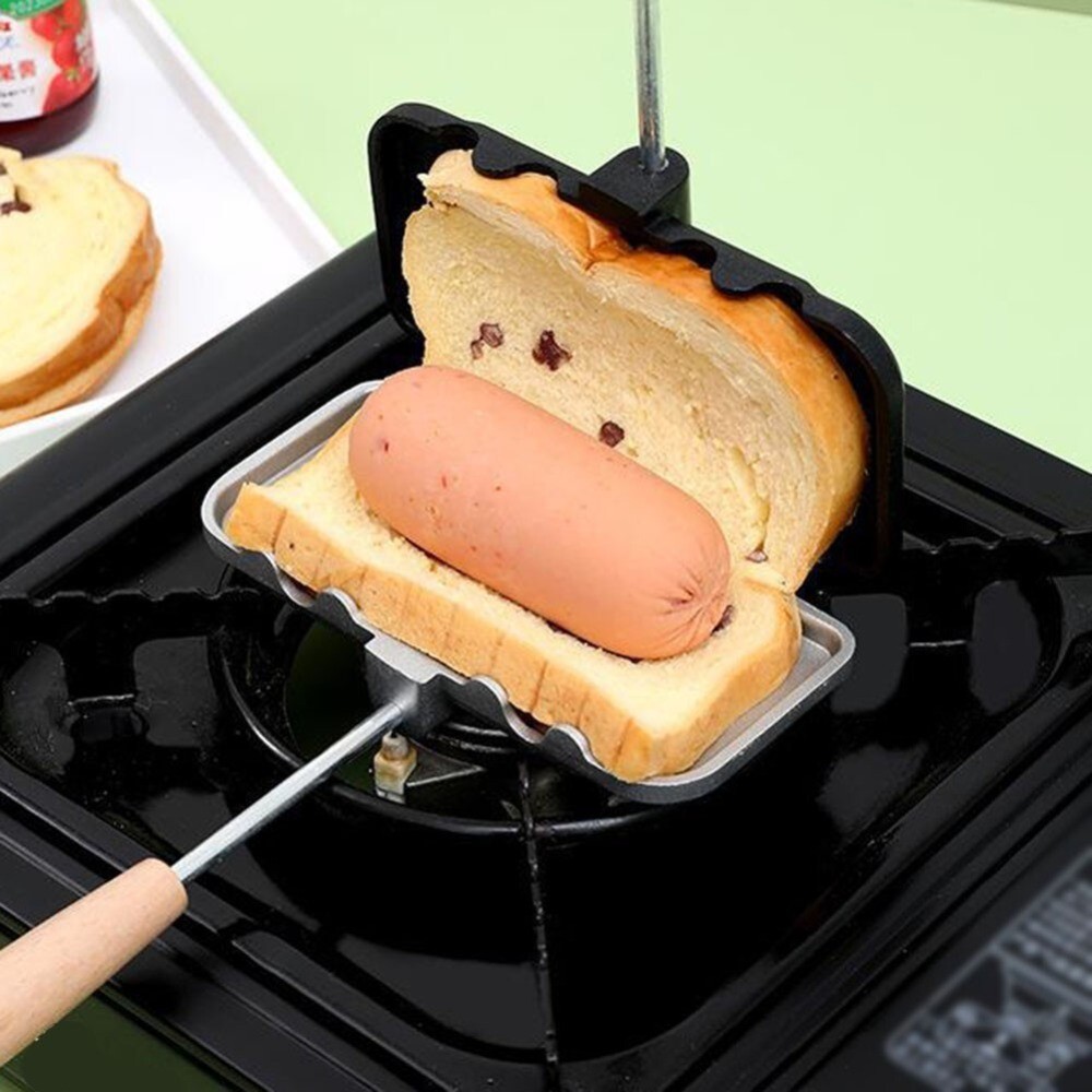 Nonstick Skillet Breakfast Sandwich Maker Hot Dog Toaster Egg Panini Press Pan