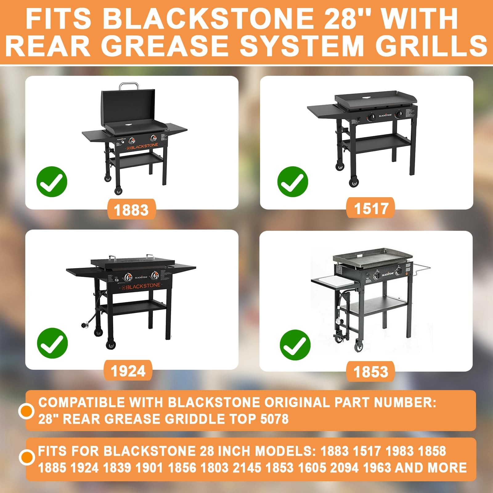 Upgrade Griddle Top Replacement for Blackstone 28″ Fla