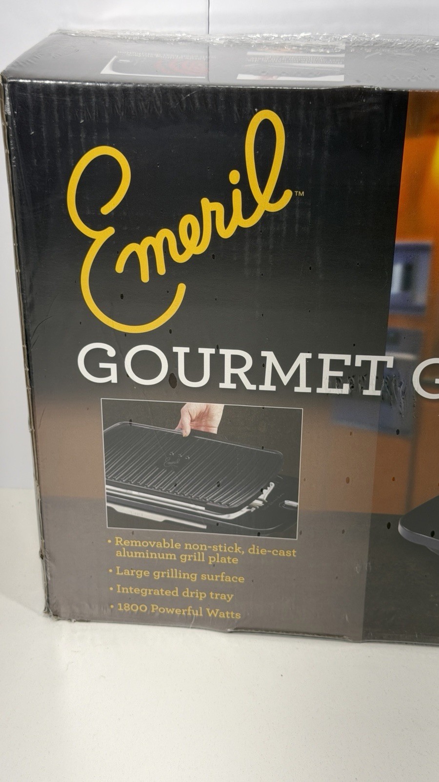 Emeril by T-fal CB653062 Black Gourmet Grill New