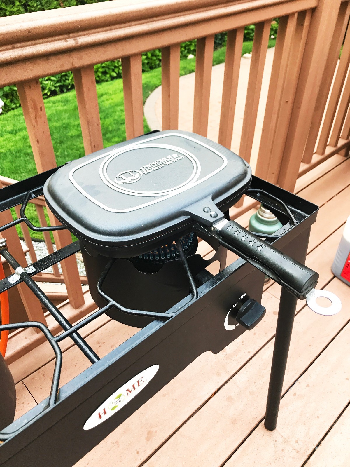 Non Stick Double Grill Pan For Indoor/ Outdoor For BBQ Fish Sturdy Magnetic
