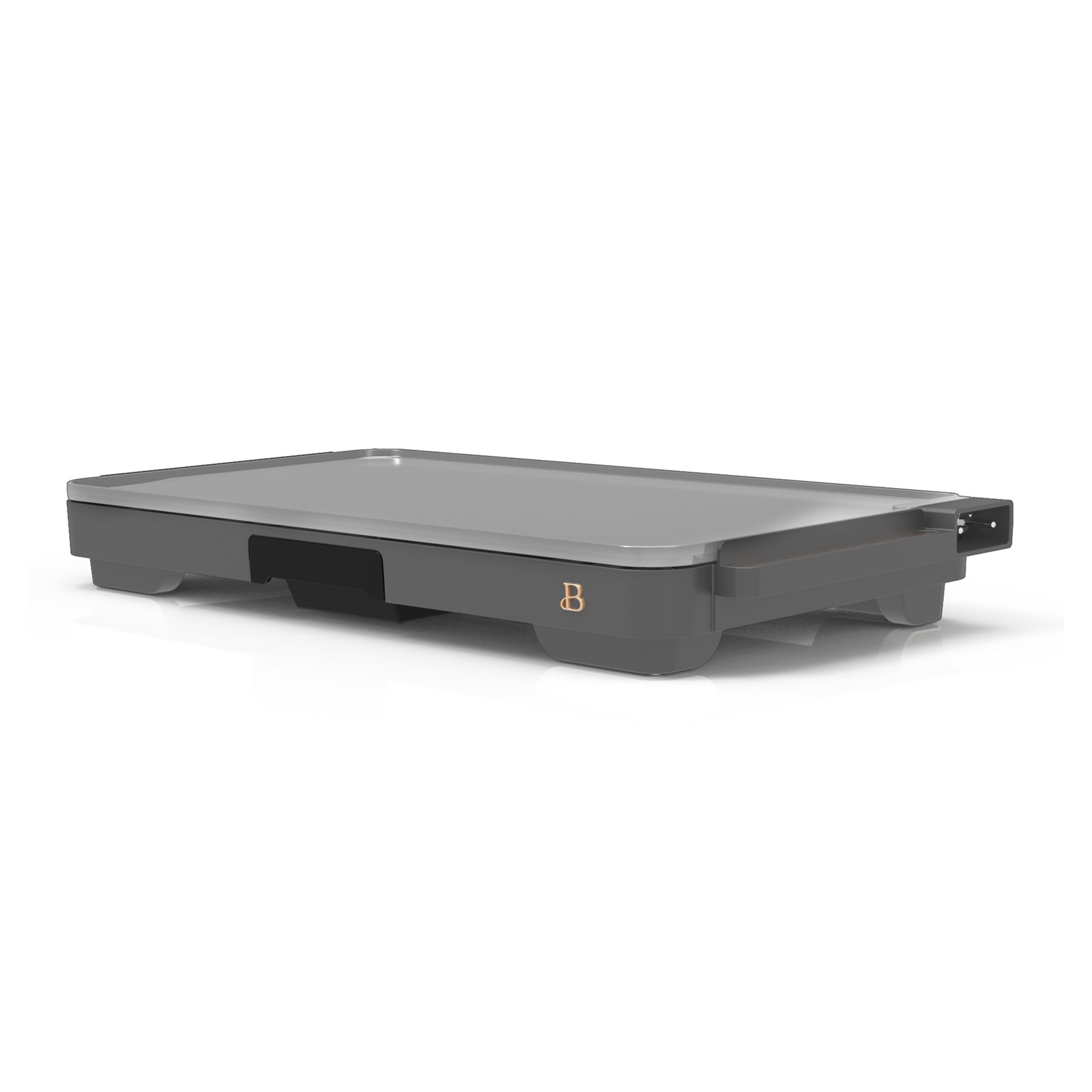 XL Electric Griddle 12″x22″ Non-Stick Oyster Grey by Drew Barrymore