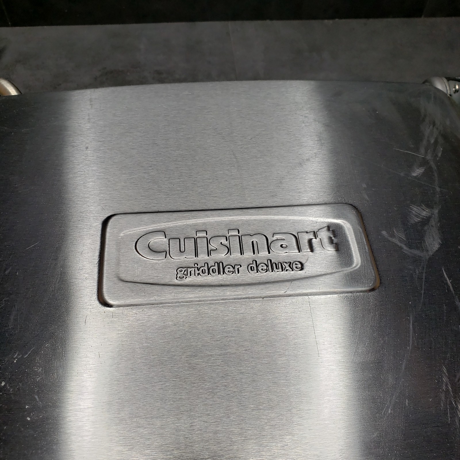 Cuisinart Griddler Deluxe Strainless Model GR-150 Non Stick Tested Works