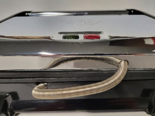 Wolfgang Puck Working Clean Stainless Steel Bistro Collection Panini Maker
