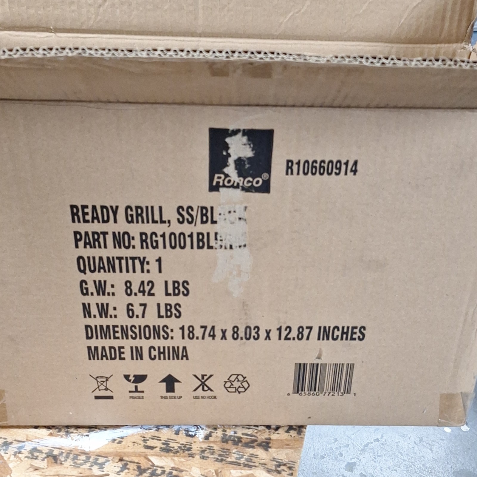 Ronco Ready Grill Indoor Electric Grill, Stainless Steel, Temp Control, RG1001BL