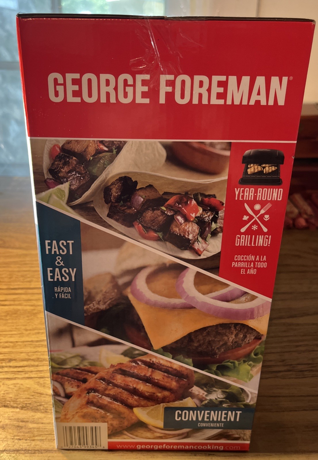 George Foreman GRP1060B Grill & Panini Press Ceramic , Brand New