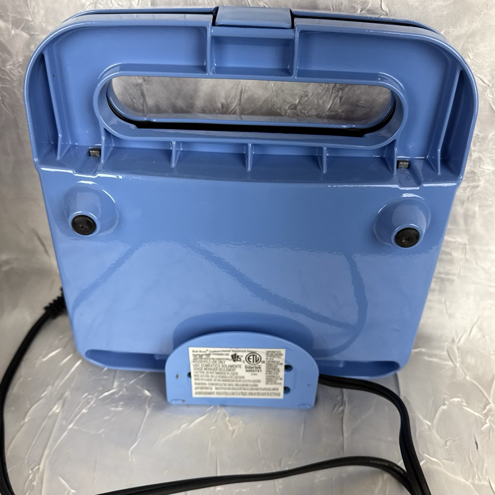 Bob Ross Grilled Cheese Sandwich Maker Panini Press Uncanny Brands Blue Box