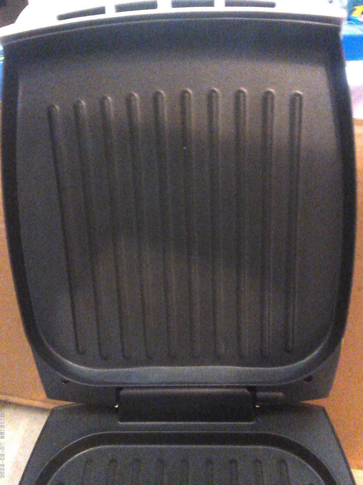 GEORGE FOREMAN GR-26 CB LEAN MEAN FAT GRILLING MACHINE 1000W, LIGHTLY USED
