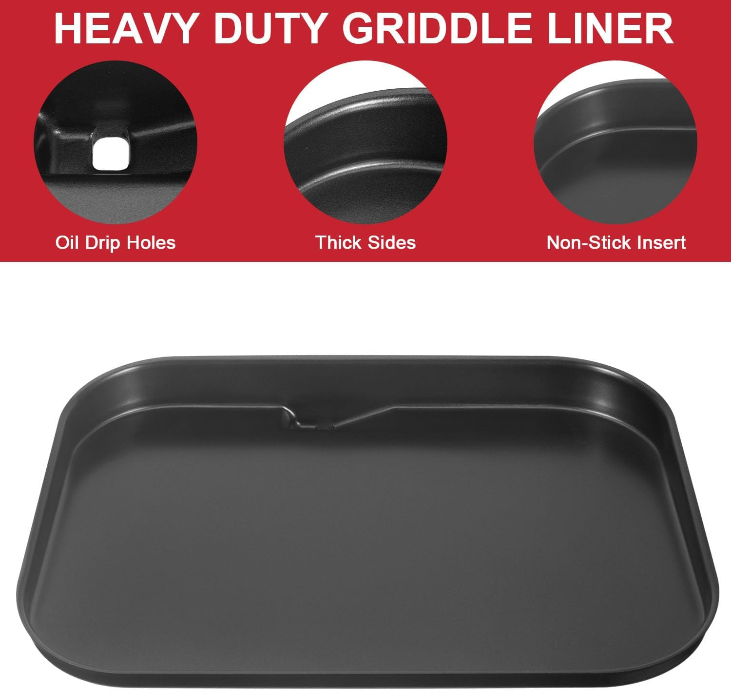 Griddle Plate for Ninja Woodfire Pro Connect XL Grill OG800 OG900 Series, Flat T
