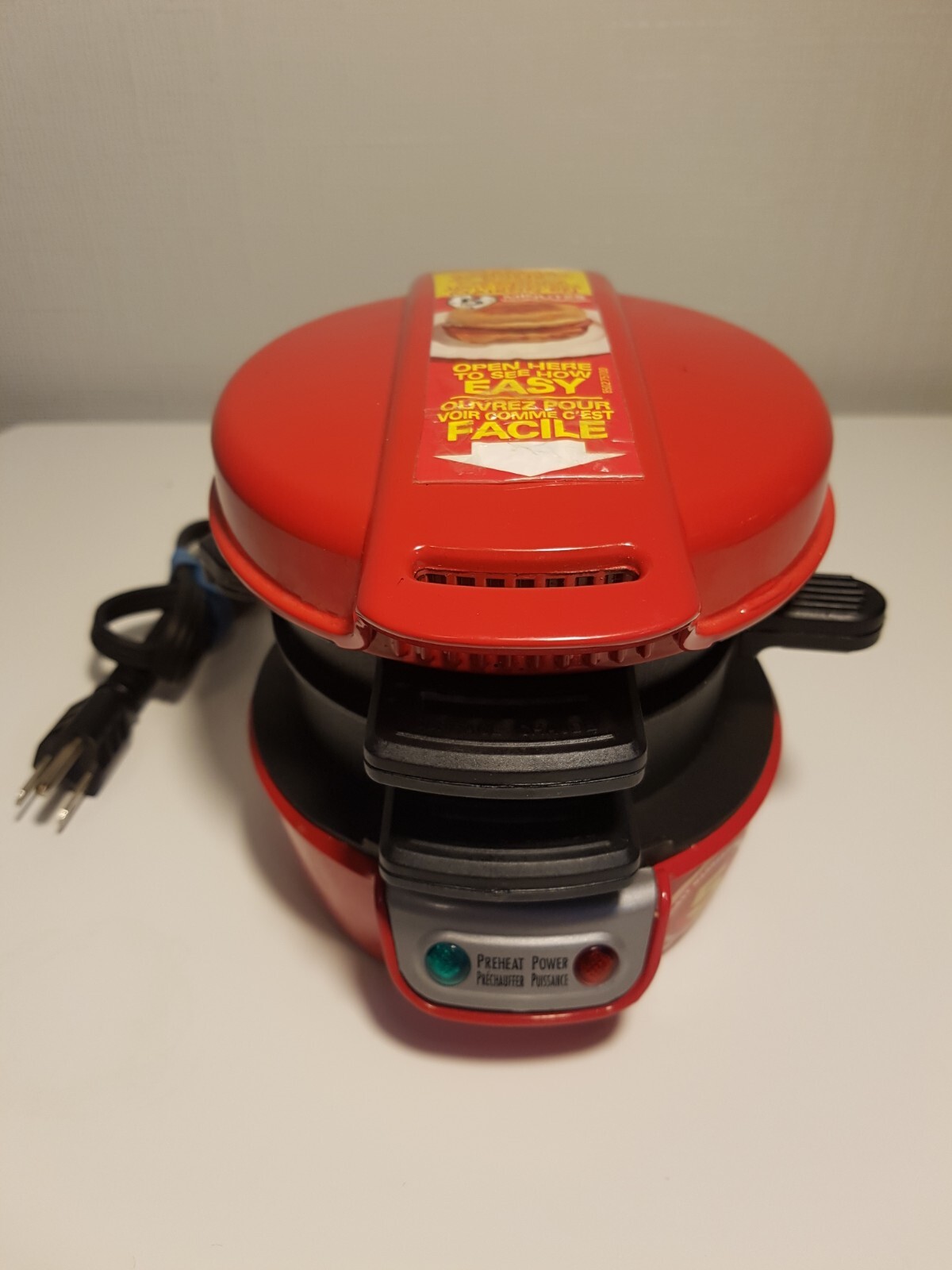 Hamilton Beach Breakfast Sandwich Maker Model 25476C Egg McMuffin Tested Working
