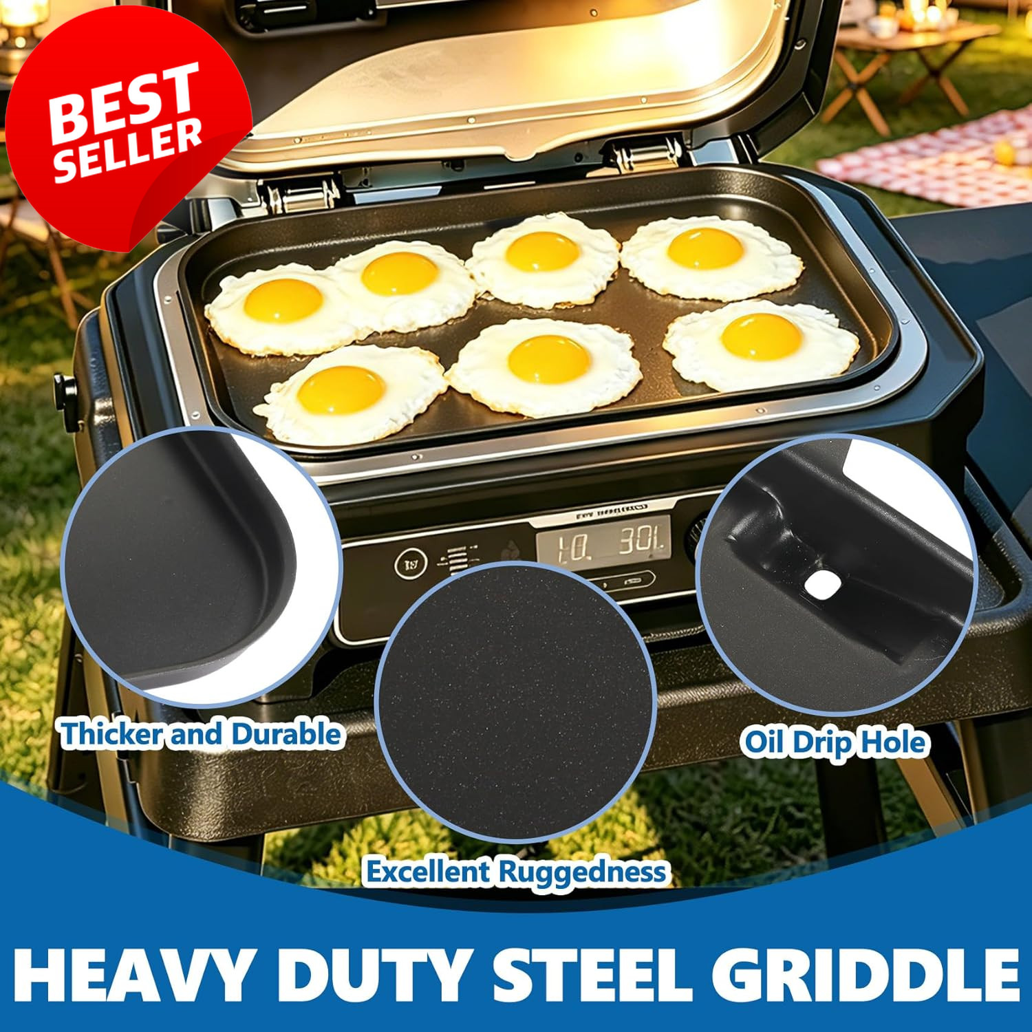 Ninja Woodfire XL Griddle Plate XSKGRIDLXL Nonstick OG850 OG951 OG952 – US
