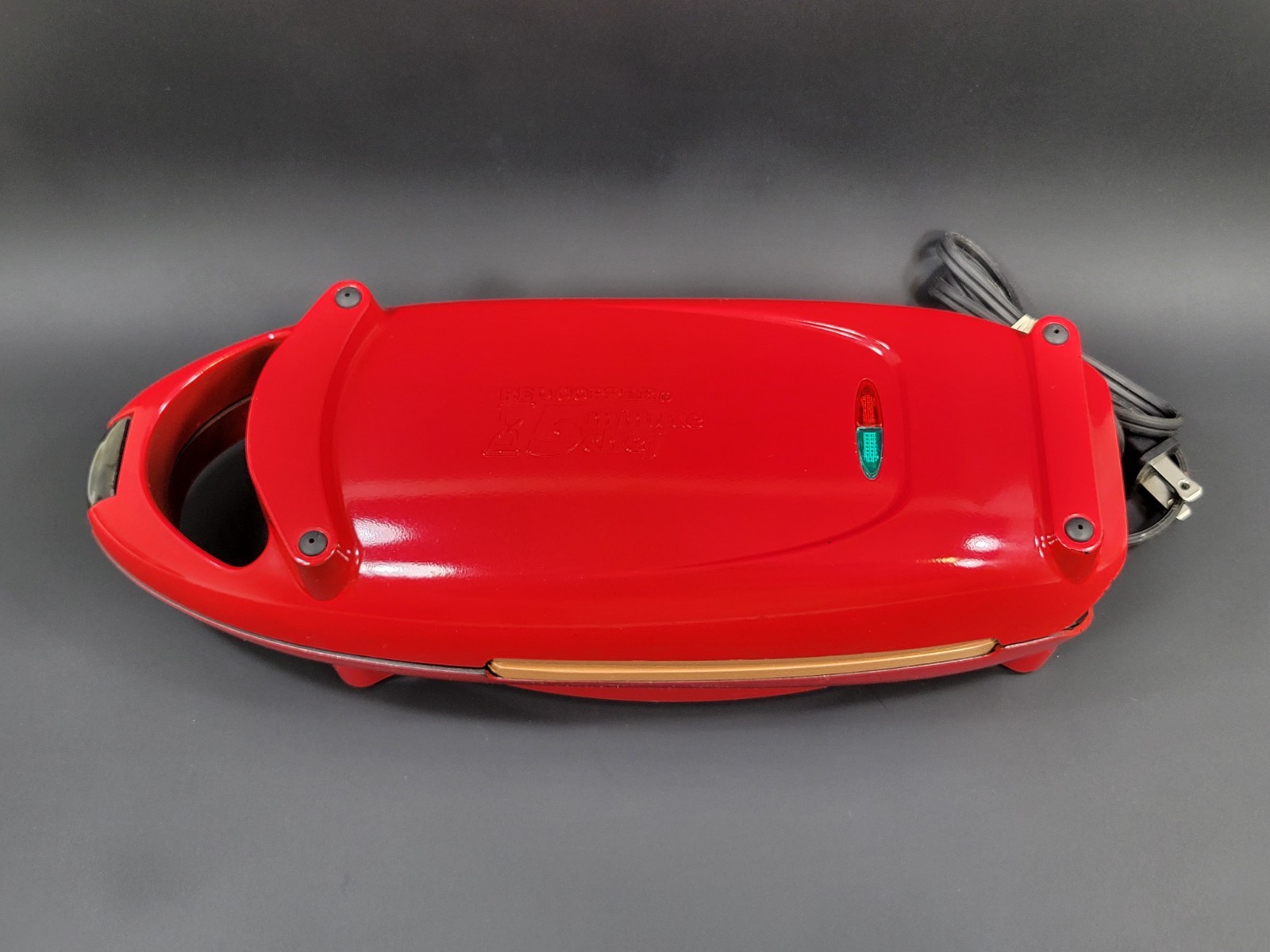 Copper Red 5 Minute Chef Electric Meal Maker Frying Pan Non-Stick 22852A1