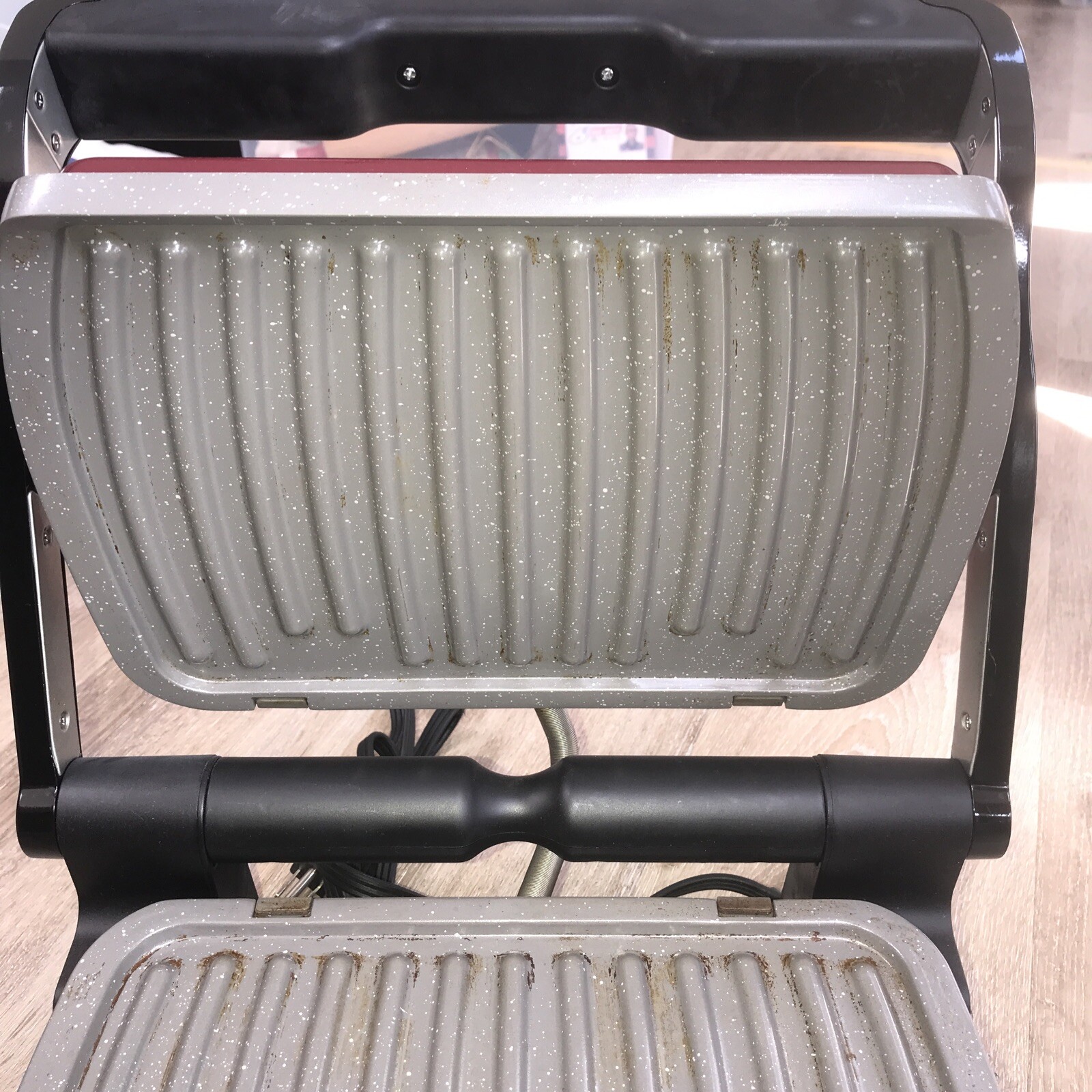 T-Fal OptiGrill + Automatic Sensor Cooking Indoor Electric Grill Works Great