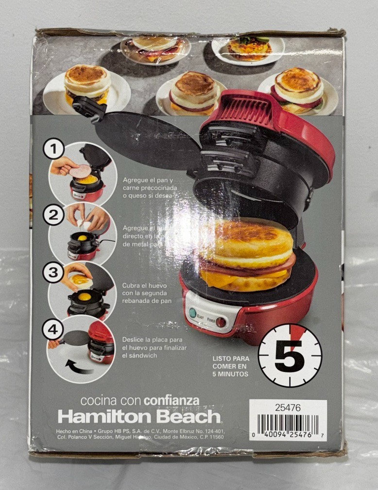 Hamilton Beach Breakfast Sandwich Maker | Kitchen Appliances