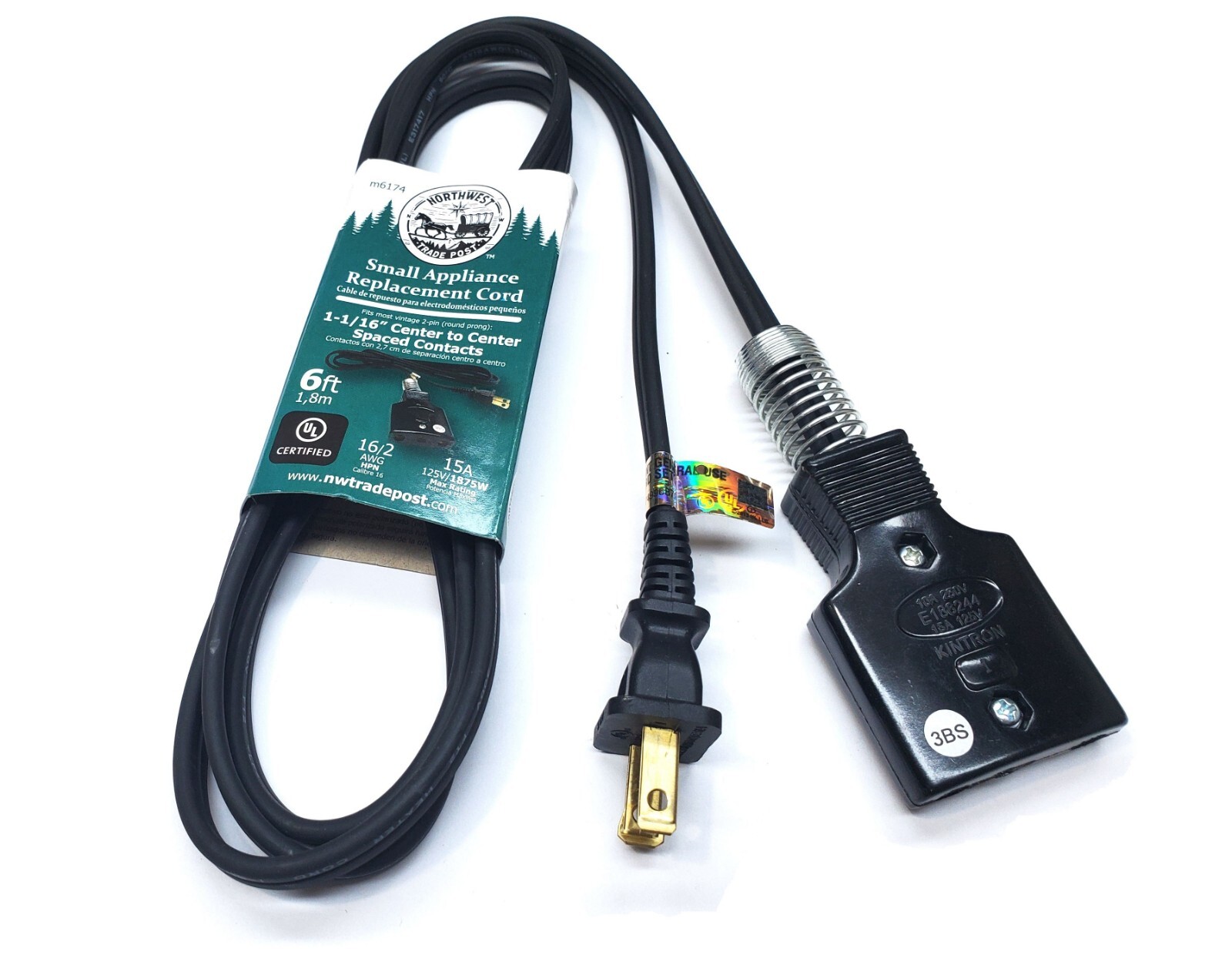 Hamilton Beach Farberware Rotisserie Broiler Power Cord Model #325 450A 455ND