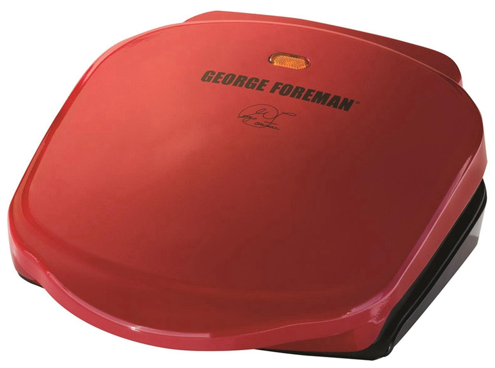 George Foreman Contact Grill/Griddle, Red/Black, Electric 120V 300W GR10B