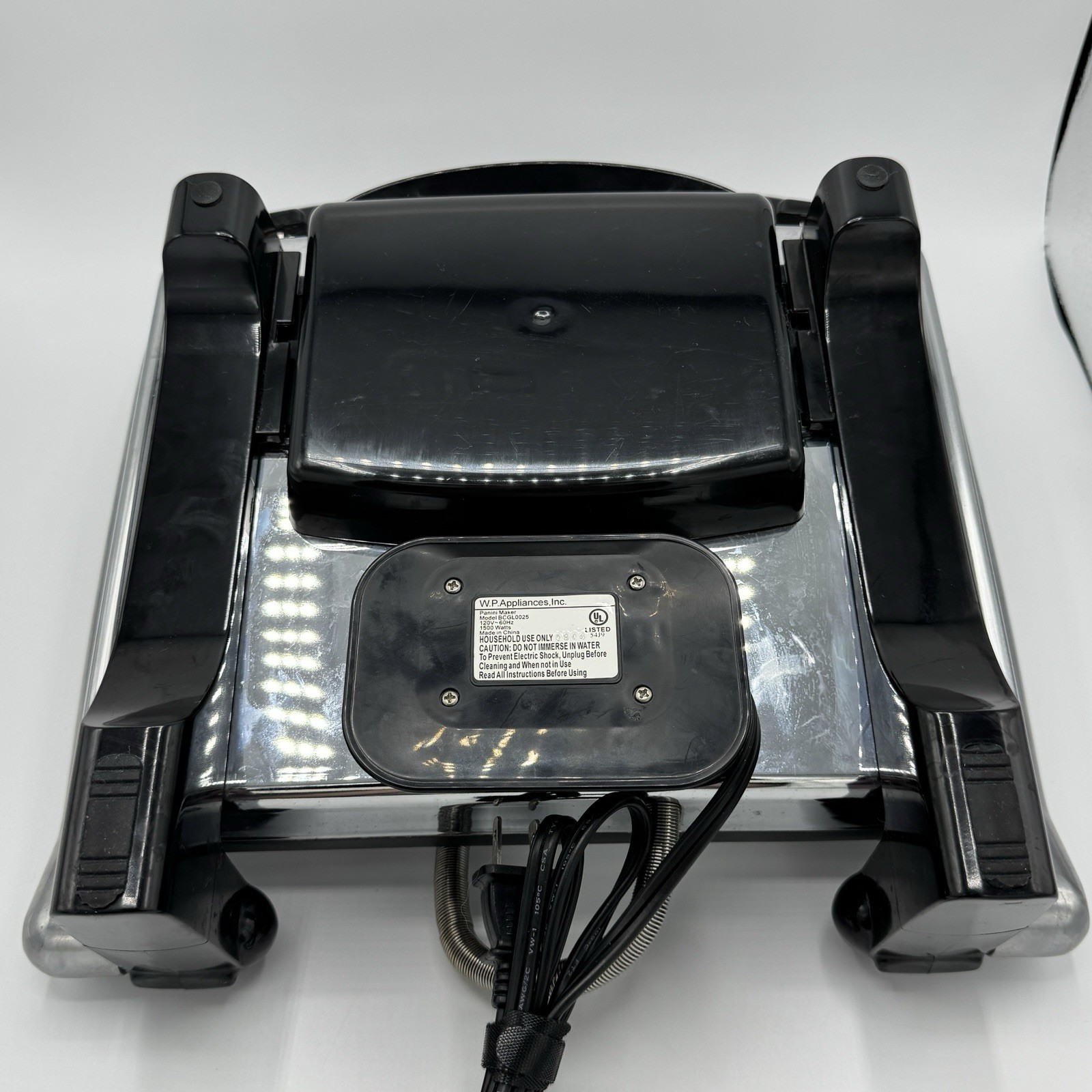 Wolfgang Puck Bistro Collection Panini Maker Model BCGL0025
