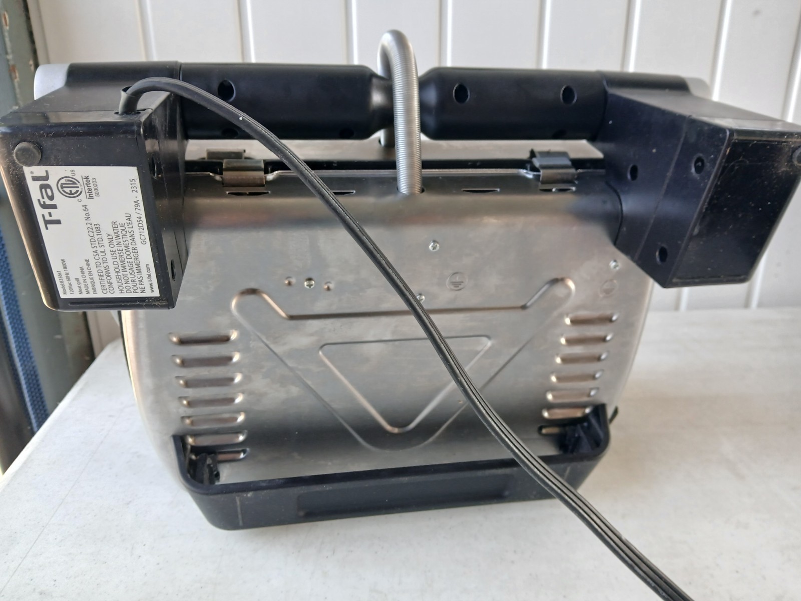 T-Fal OptiGrill 8356s1 Automatic Sensor Stainless Steel Meat Grill Panini