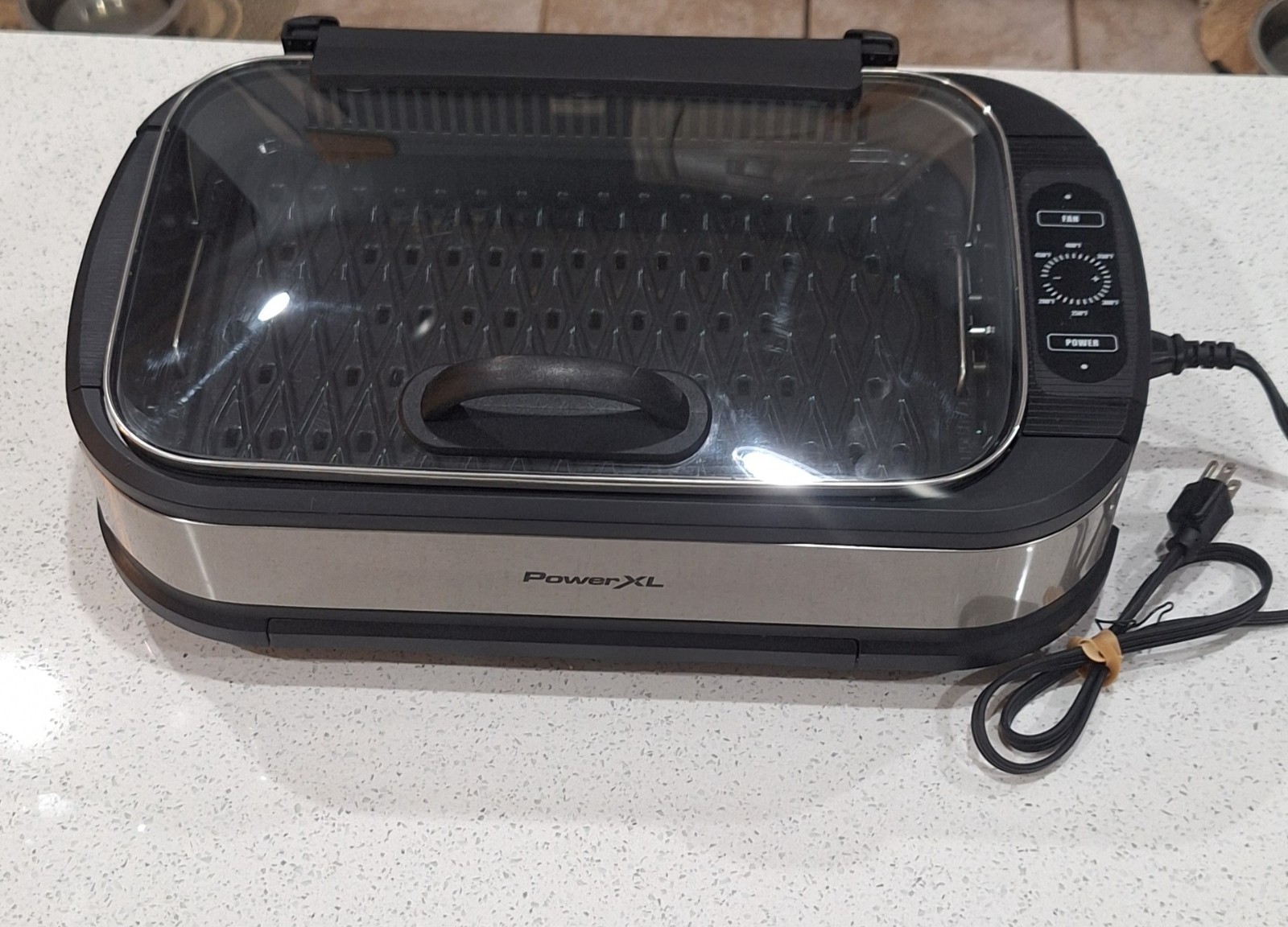 Power XL Indoor Smokeless Grill Pro PG-1500FDR Nonstick Surface Tested very good