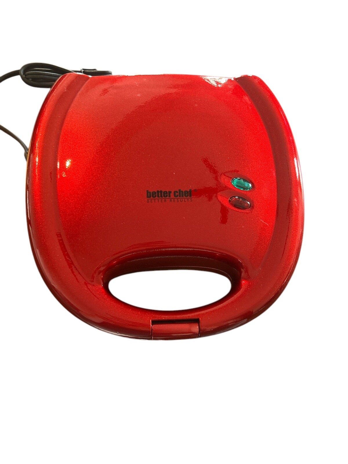Better Chef Panini Grill / Compact Grill with Stay Cool Exterior – Red-Unused