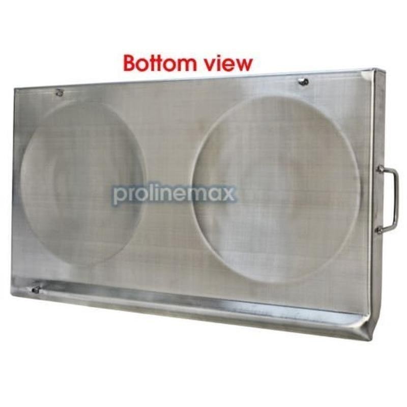 Stainless Steel 31×17 Convex Griddle Plancha Double Stove Cooking Surface New