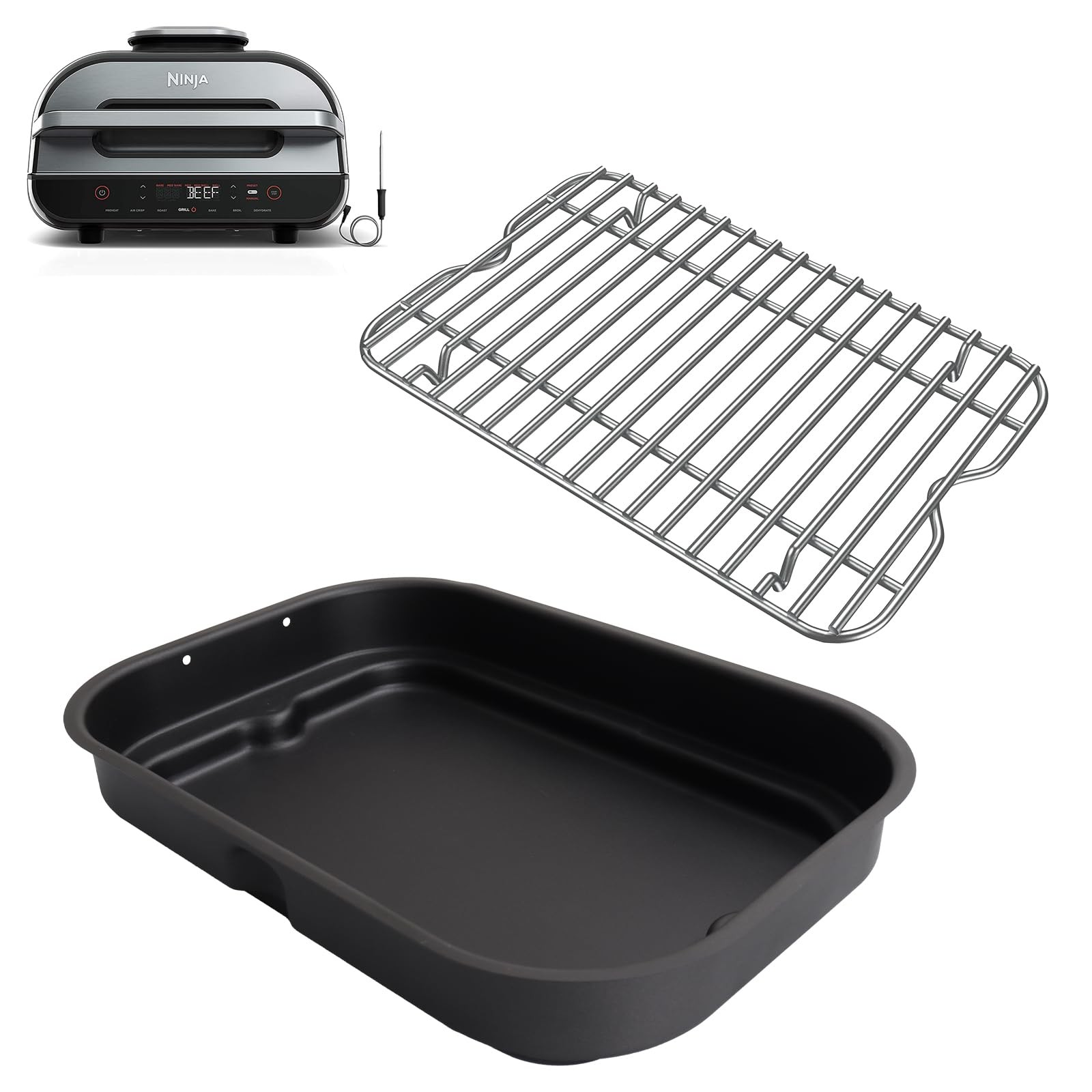 WEBROIL FG551 Grill Griddle Plate Roast Rack