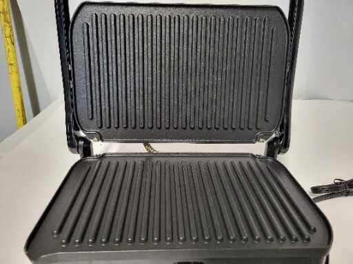 Wolfgang Puck Working Clean Stainless Steel Bistro Collection Panini Maker