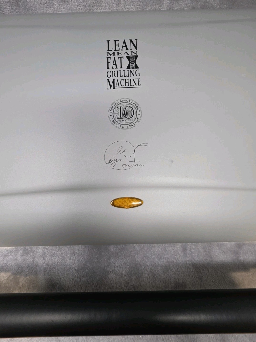 George Foreman GRV160S 10th Anniversary Jumbo XL Grill Tested Working Clean