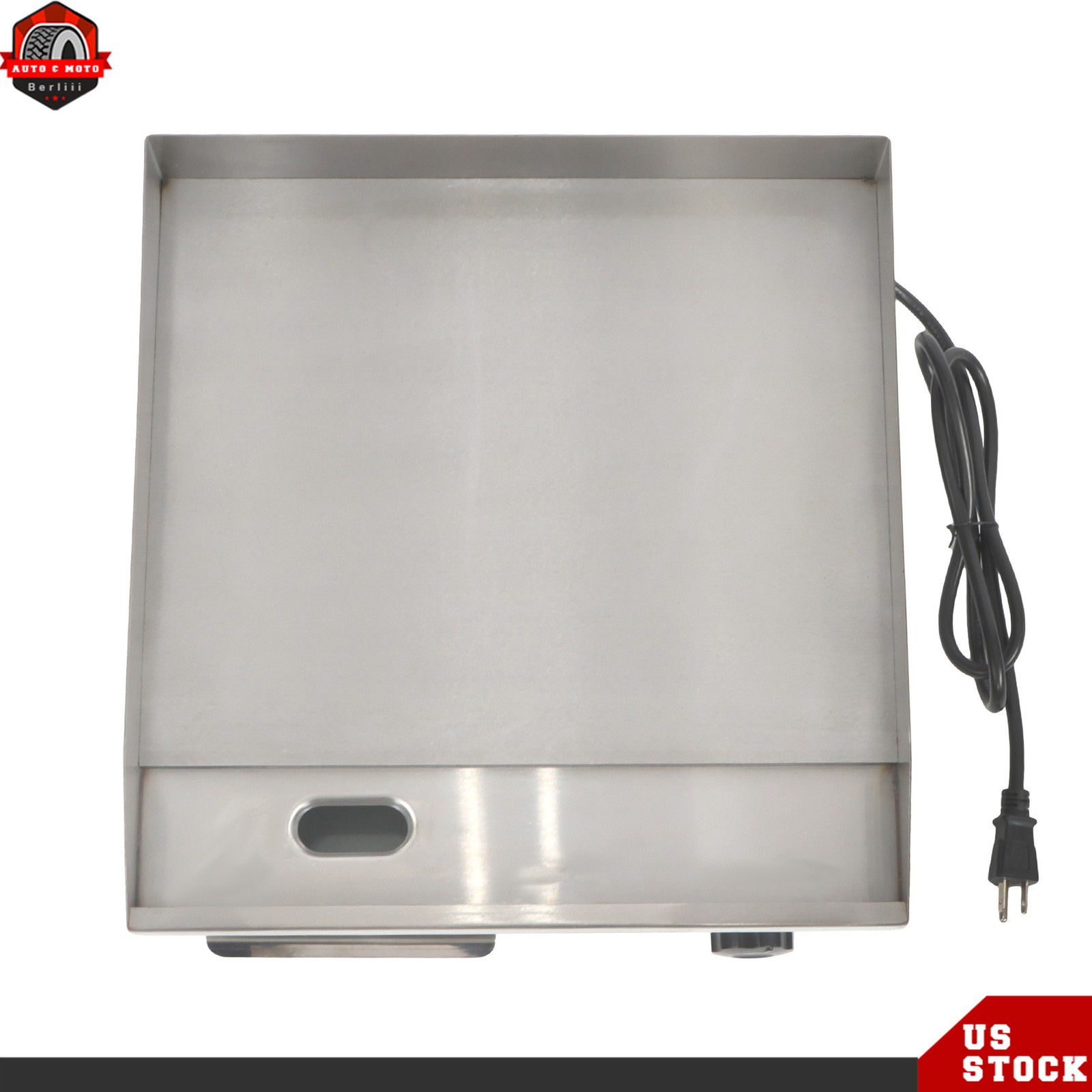 14 Inch 1500W Commercial Electric Griddle Countertop Flat Top Grill 122℉-572℉