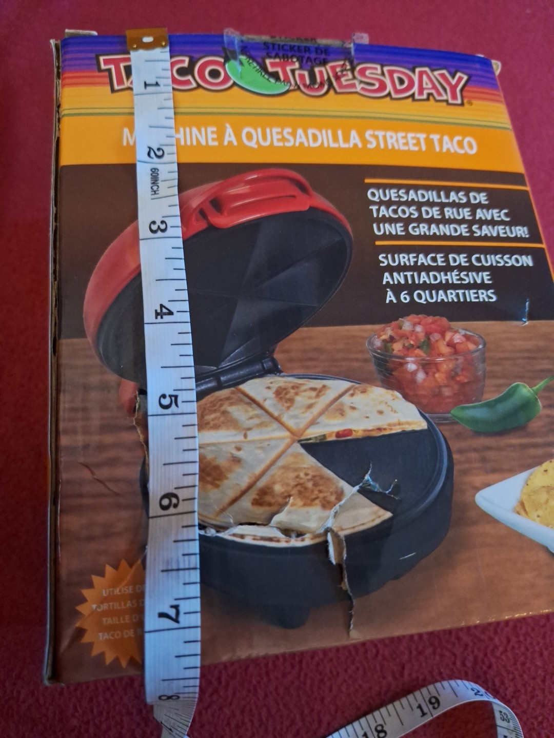 Taco Tuesday Mini 5″ Street Taco Quesadilla Maker
