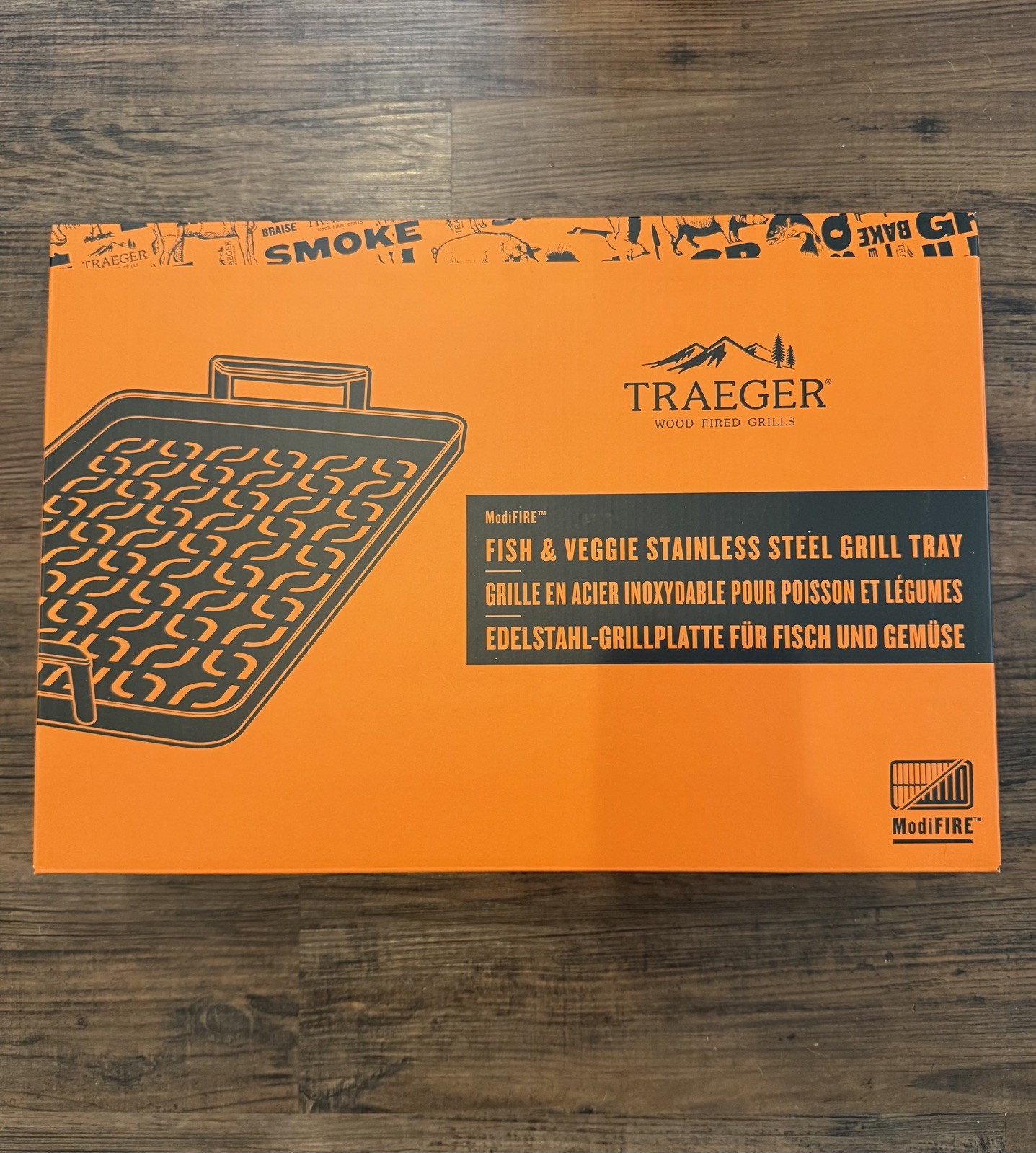 Traeger Grills ModiFIRE Fish & Veggie Stainless Steel Grill Tray BAC610