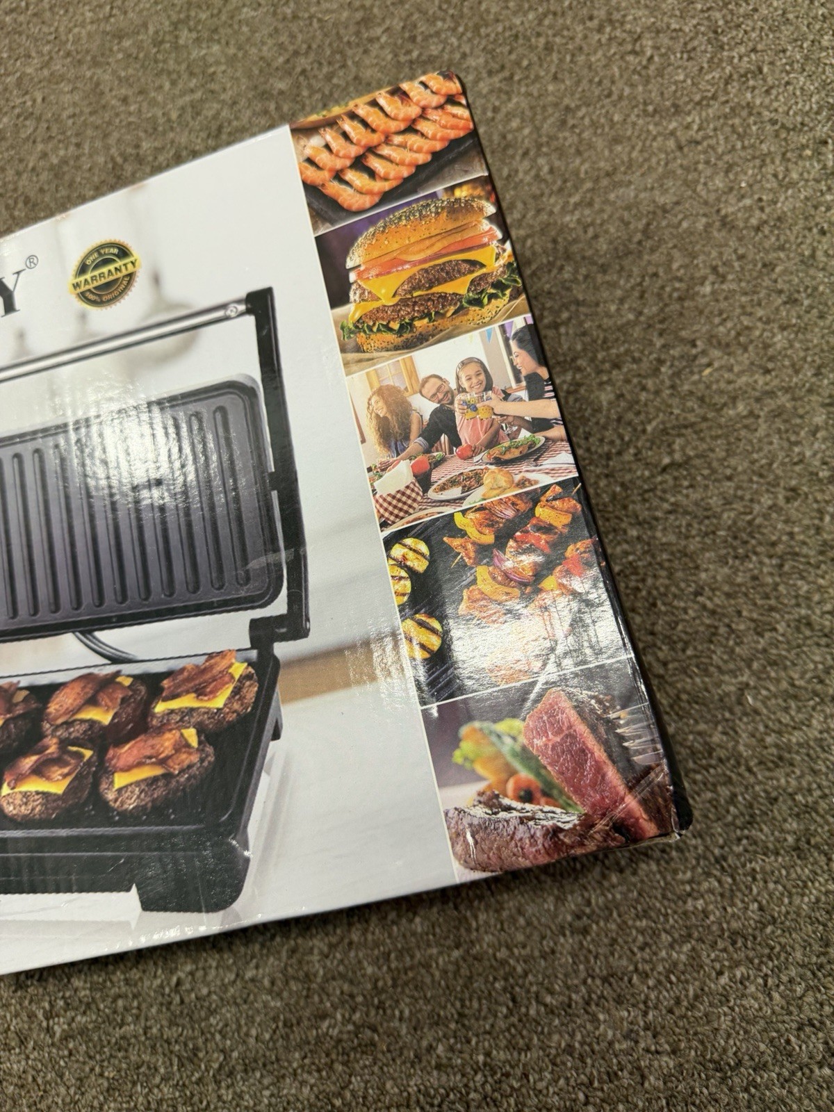SOKANY SK-223 Electric Contact Grill 850W Stainless Steel Double-Side Heat SKU:T