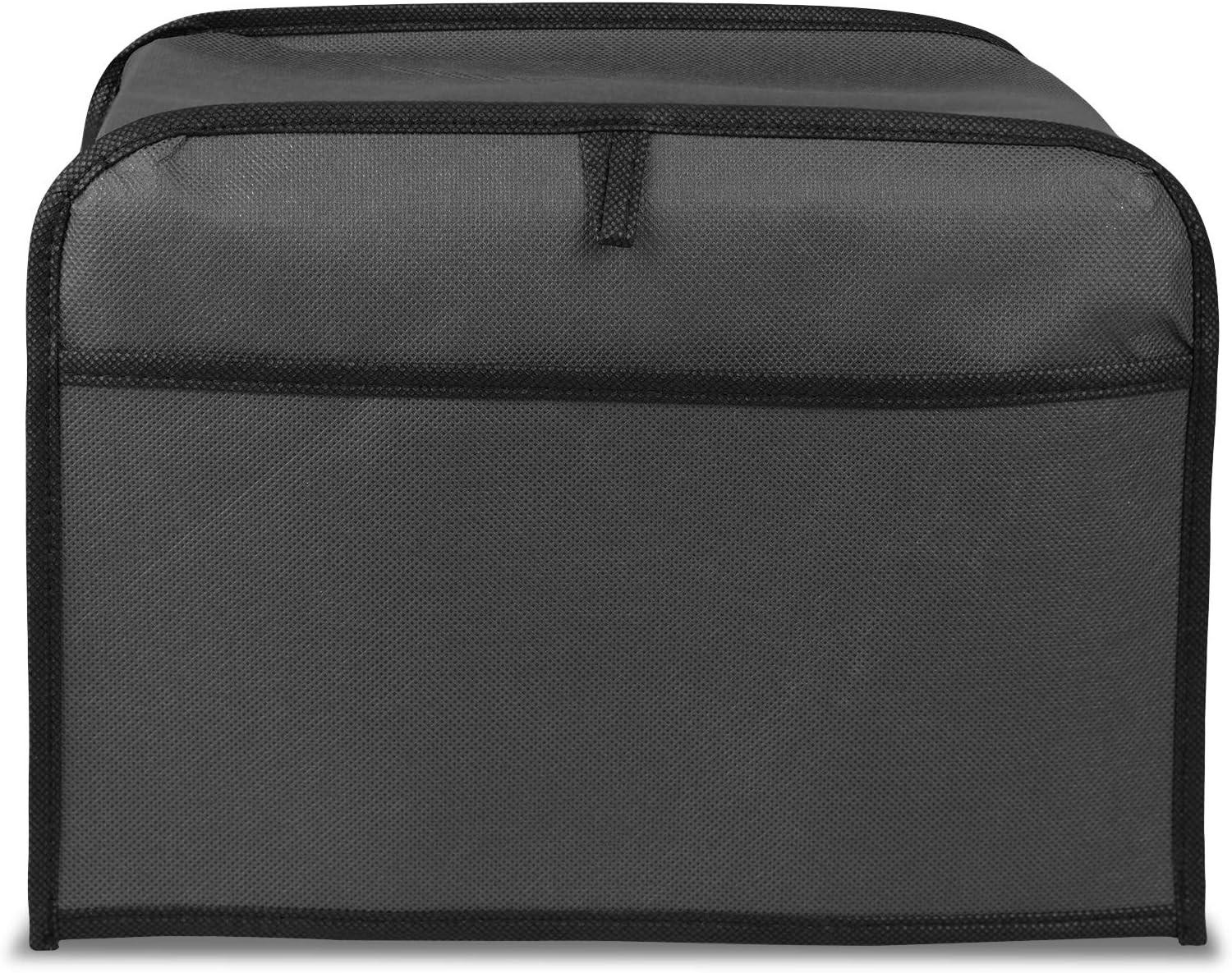 kwmobile Cover Compatible with 2 Slice Grille-pain 2 tranches, Dark Grey