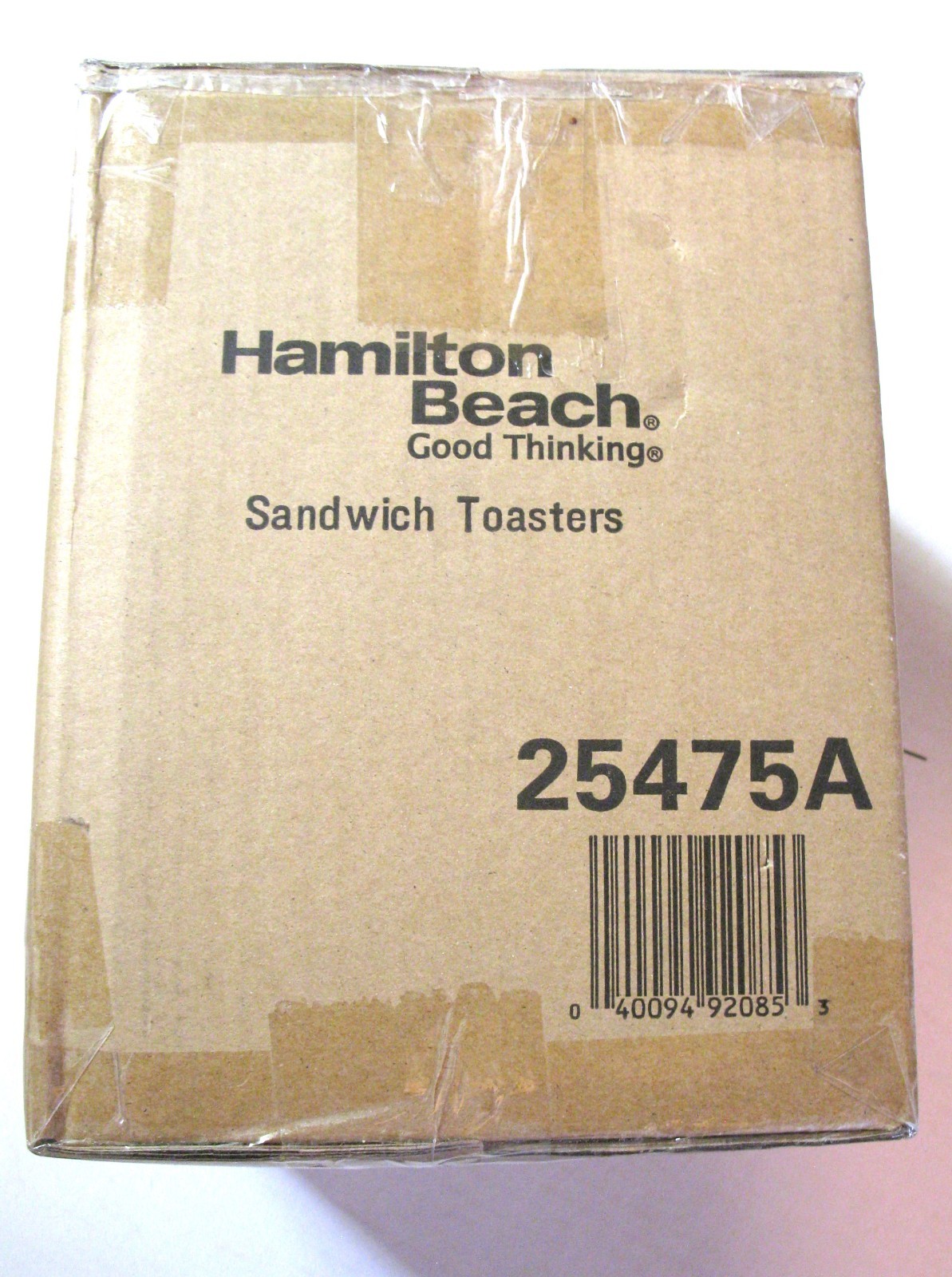 Hamilton Beach Breakfast Sandwich Maker 25475A Original Packaging & Instructions