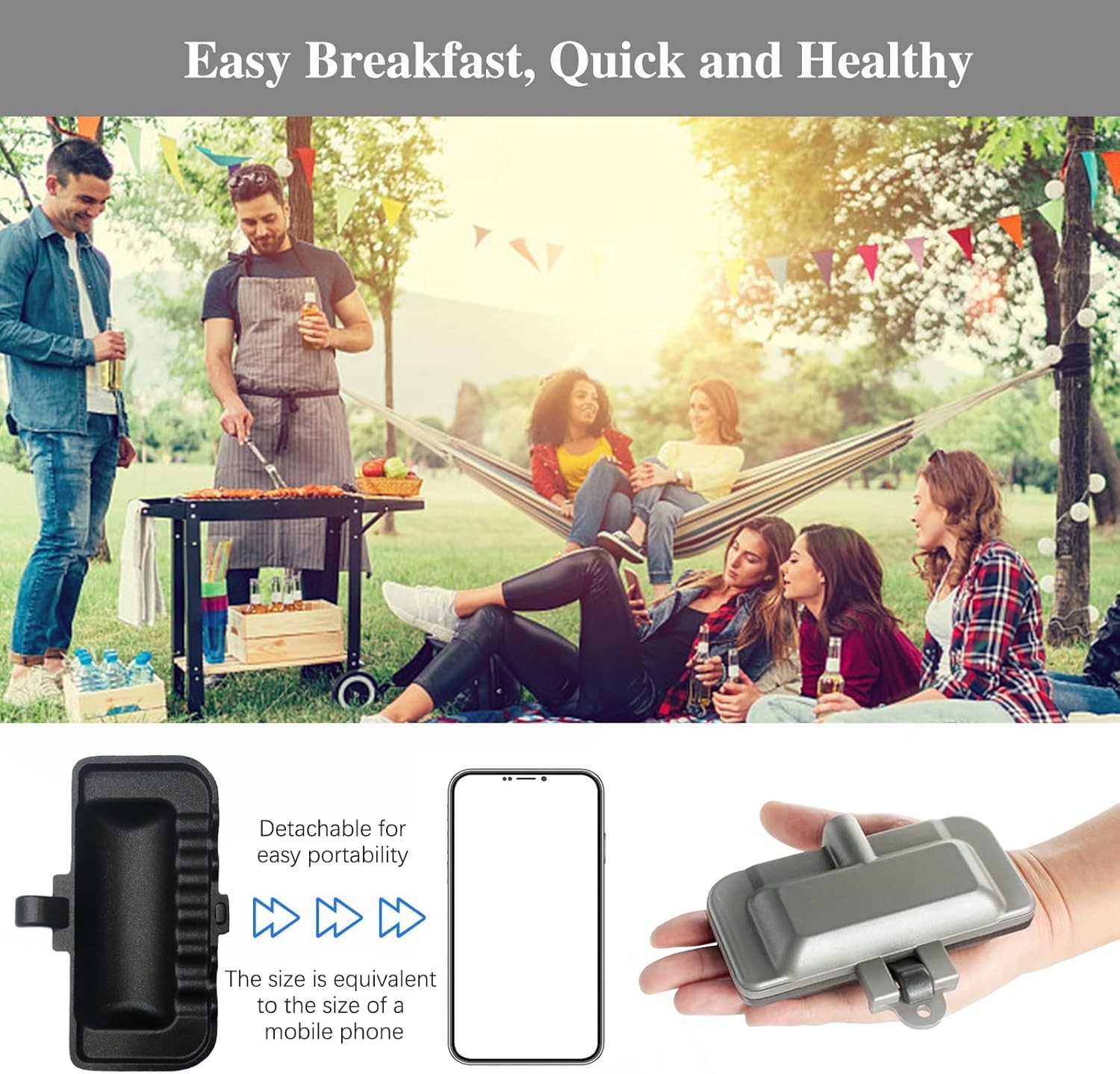 Breakfast Sandwich Maker 4w1h sandwich maker hot dog toaster,press bakeware